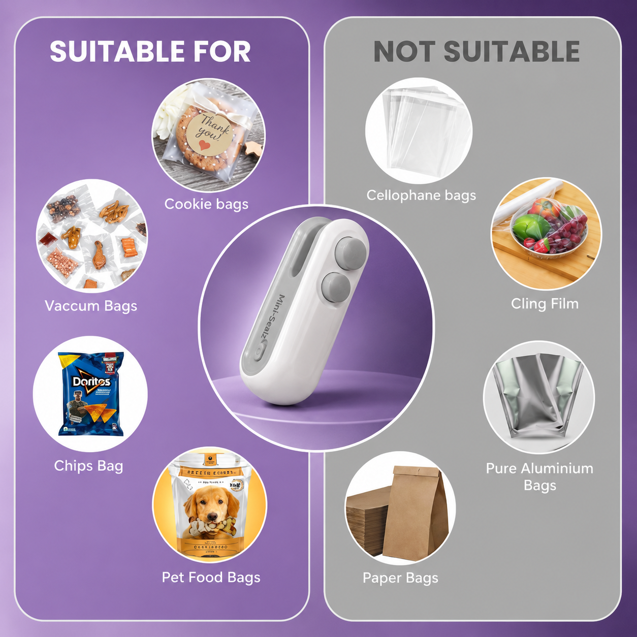 Mini-Sealz | USB Rechargable Bag Sealer